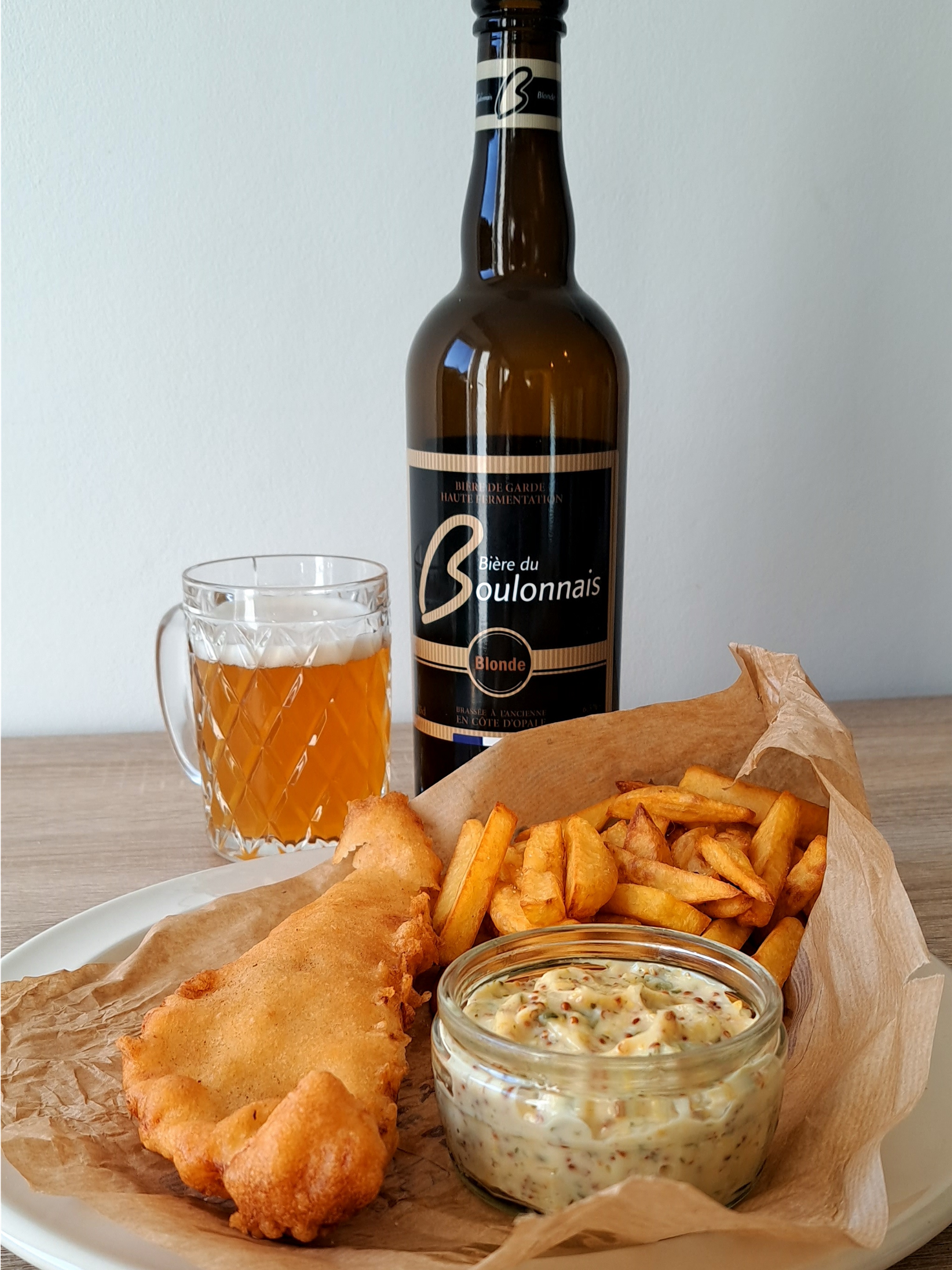 Fish and chips à la bière du Boulonnais